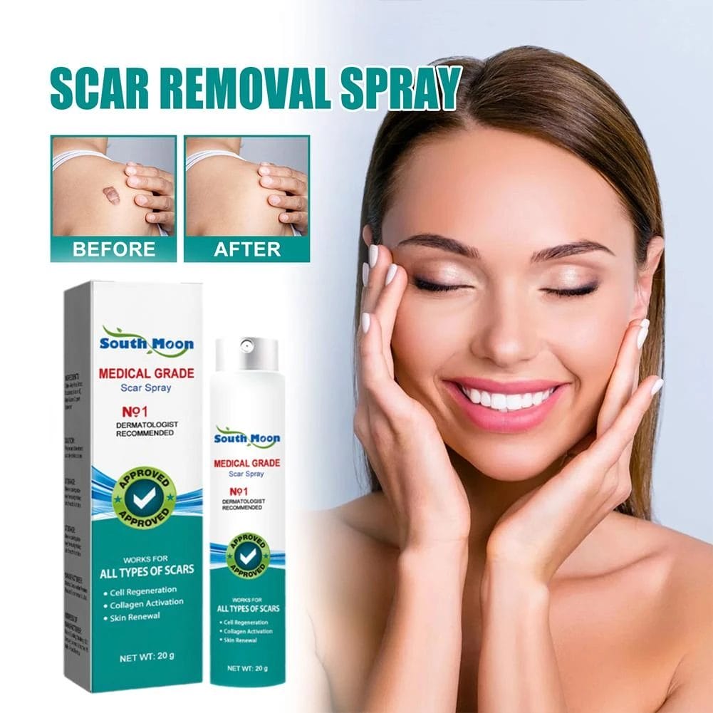 Advanced Scar Spray For All Types Of Scars For Example Acne Scars Surgical Scars And Stretch 9824